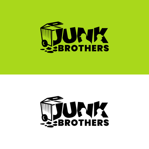 Fun logo for our local, family owned junk removal business Design by cbertti