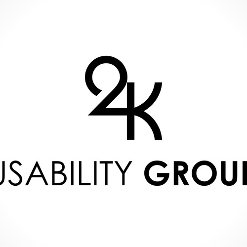 2K Usability Group Logo: Simple, Clean デザイン by Worm13