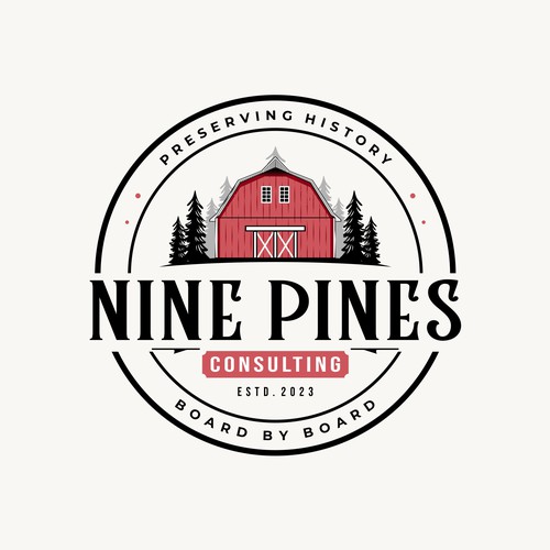 Got wood?  Reclaimed wood logo design contest. Design by Vic People Studio