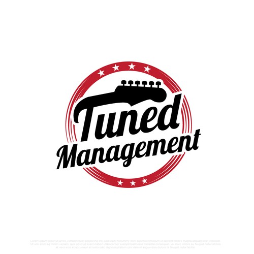 Logo for music management company working with hit making Americana Artists Design by Cengkeling