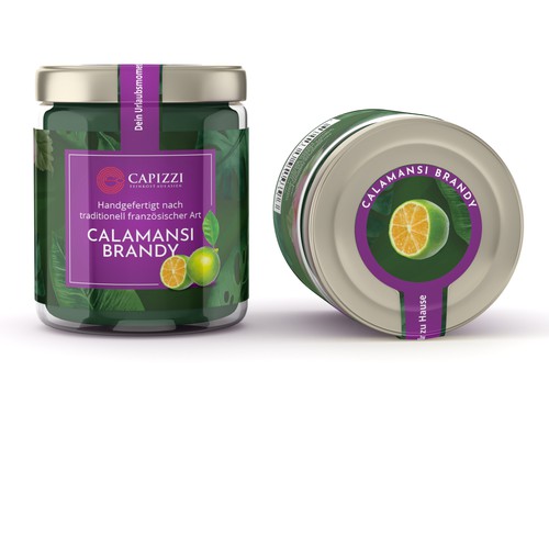 Label for exclusive fruit spreads made of tropical fruit Design by CK Graphic