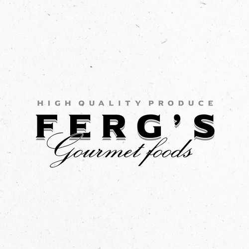 Create a Gourmet Food logo for high quality produce - fish, meat & ready made meals Design by Vic People Studio