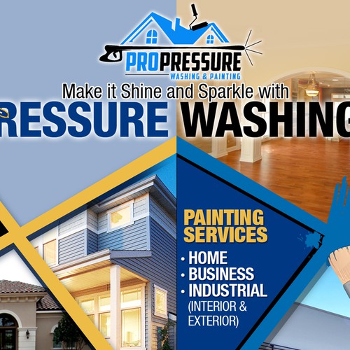 R U a real artist? Pro Pressure Washing & Painting flyer creation ...