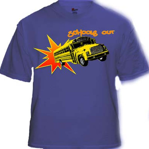 School Bus T-shirt Contest Diseño de halfmoon