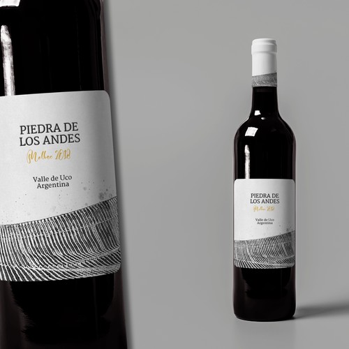 Malbec Wine Label for an Argentinian Winery Design by exsenz
