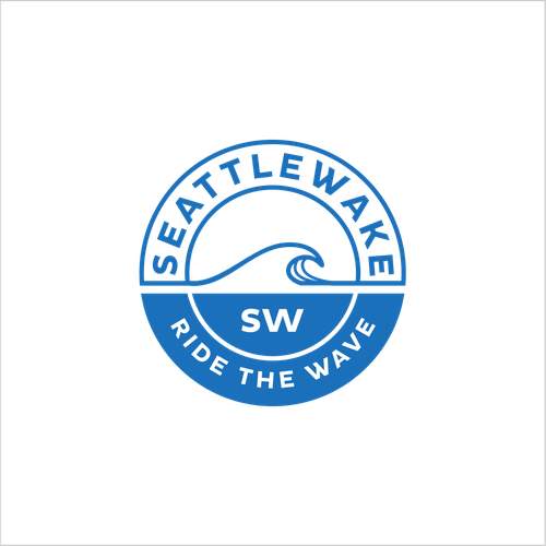 NEW logo for seattlewake -  wakesurfing logo Design by rehan20