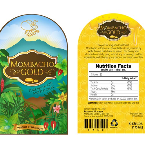 Design di product packaging for Mombacho Gold di Detisa