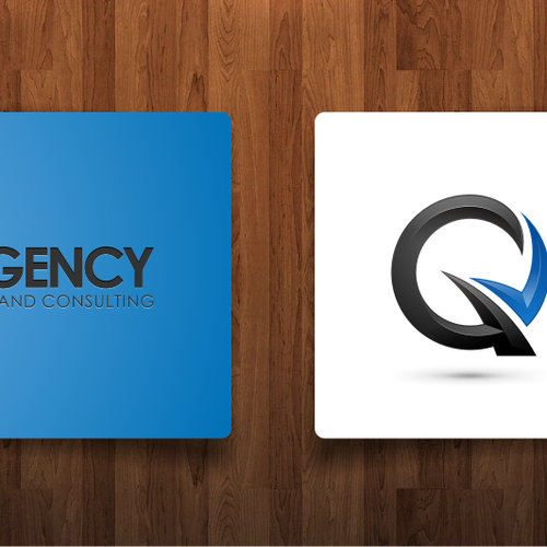 Create the next logo and business card for QV Agency  Design by eko.prasetyo*