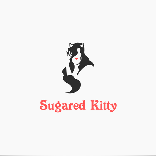 Design a SEXY kitty logo for a women's hair removal salon - Sugared Kitty - Studio Design by husniah