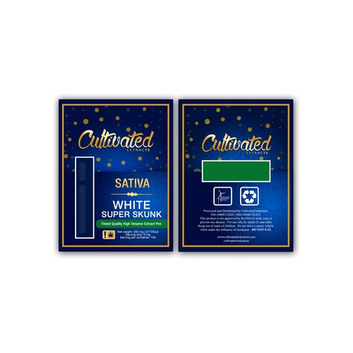 Simple package for vape pen Design by Auralia Graphics