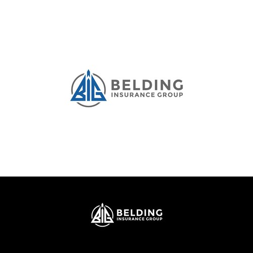 Simple logo w/ shield and letters "BIG" for insurance group Design by Kinantie