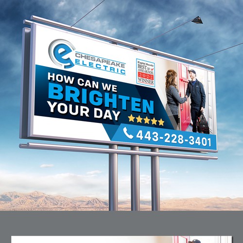 Chesapeake Electric Billboard Design by Creative AAA