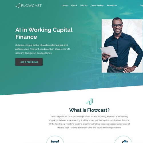 Redesign website for a VC-backed AI startup Design by Intricate