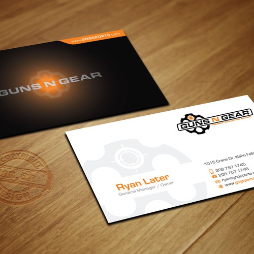 I need a tactical business card!!! Design by KZT design