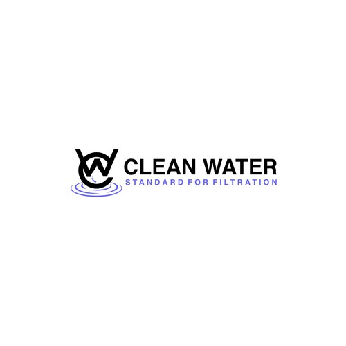 Simple Clean Logo for Water Filtration Company Design by ariagatha