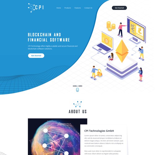 Design di Website for software and marketing company with huge experience in crypto and finance di OMGuys™