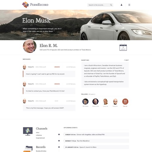 Show the world the most important personal knowledge base of all time Design by Mark Calvin