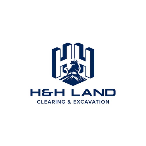 LOGO AND LETTER HEAD FOR H&H LAND CLEARING AND EXEXCAVATION Design réalisé par The Last Hero™