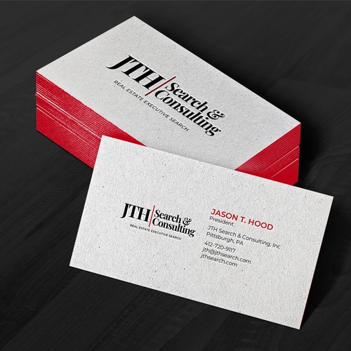 Business Card Design for Executive Search Firm Design by chandrayaan.creative