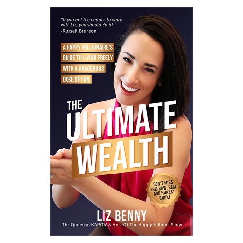 I need a Professional and Fun Cover Design for my book: "The Ultimate Wealth" Design by Cubist❑
