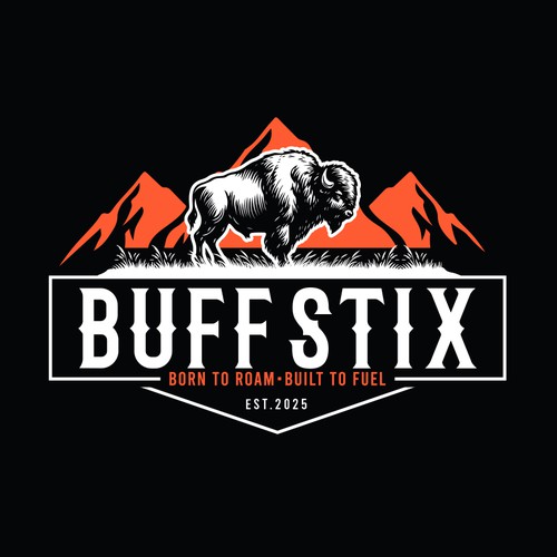 Buff Stix...Lean, Delicious, Buffalo Strong. Design by Dexterous™