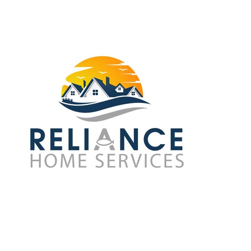 Logo for Reliable and Trustworthy Home Services Company Located on the Beach Design by NOSHA bizsol