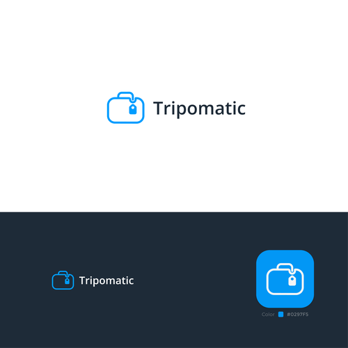 New logo for rebranding a trip planning app Design by Kr8v.in