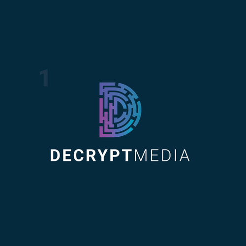 Design a beautiful logo for "Decrypt Media" Design by DaniilTomskyi