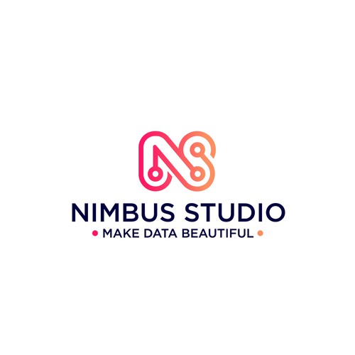 We need a startup logo for a dataviz design studio Design by NUR (LoGo)
