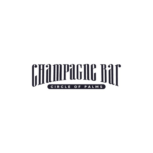 Luxury and modern Champagne Bar logo Design by TheLogo69