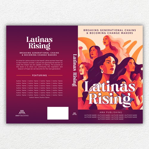 Design a bestselling book cover for Latinas Breaking Generational Chains Design by Kukira Design