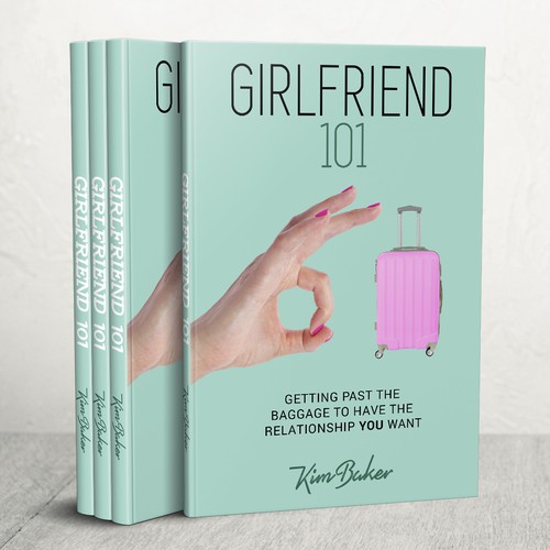 Design a classy, flirty book cover for a dating and relationships book Design by marlinabambina