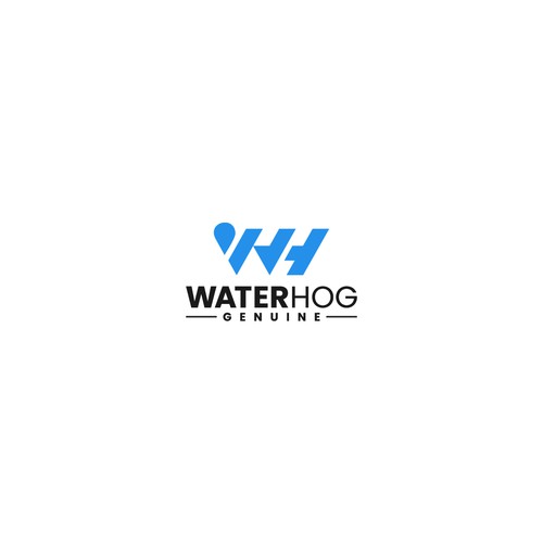 WaterHog Logo Design by _barna