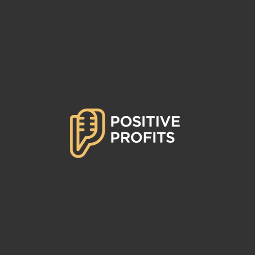 Positive Profits Logo Design by NUR (LoGo)