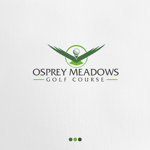 Golf Course Logo - Osprey Meadows Golf Course at Tamarack Design by Design Republik