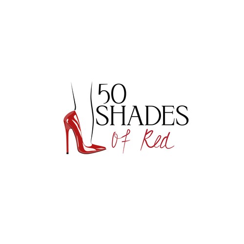 Logo for "50 Shades of Red" themed party Design by heavenly.des