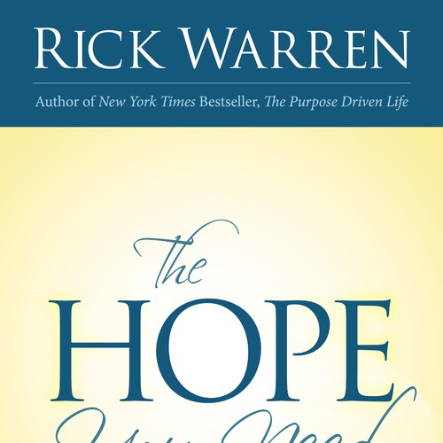 Design Rick Warren's New Book Cover Design réalisé par artiste