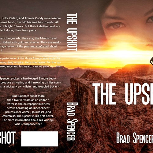 Book cover for a riveting suspense/thriller/crime novel Design by ilyasshoppus