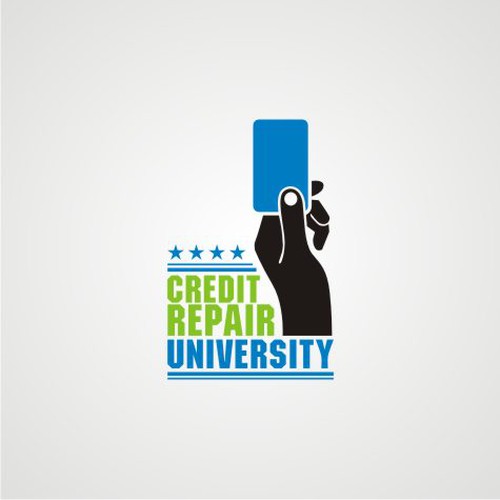 Logo for an Unaccredited Online Credit Repair University Diseño de bree