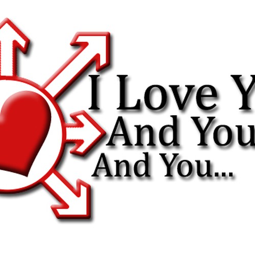 コンペ「"I Love You! And You... And You..." [LOGO - $355]」のデザイン by JLastraさん 