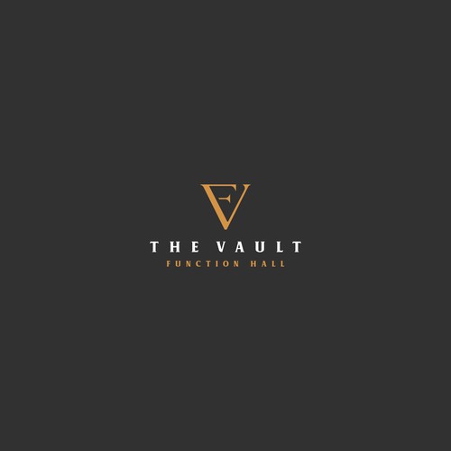 We need  a logo for a Function Hall to celebrate any type of event Diseño de Purple V design