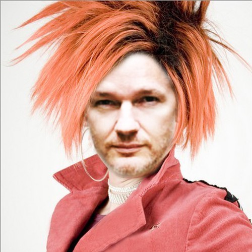 Design the next great hair style for Julian Assange (Wikileaks) Diseño de Bromlebass