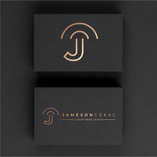 Modern but luxurious Real Estate Agent Logo Design by creaturescraft