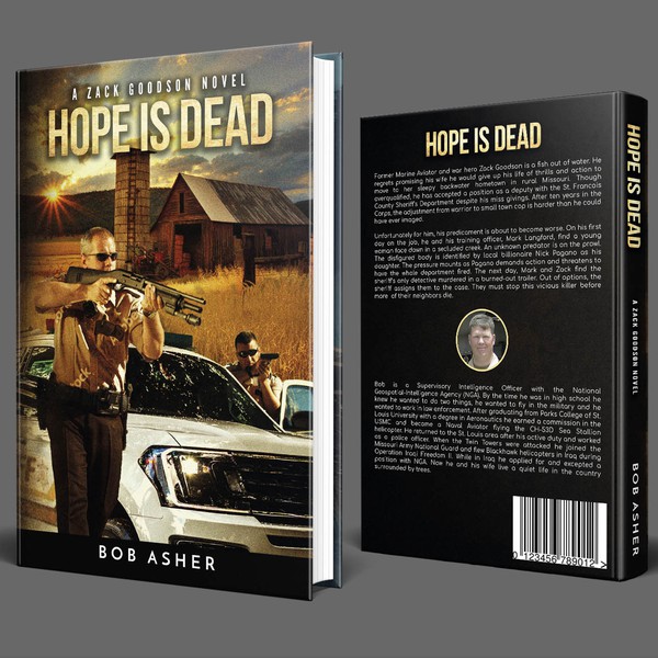 Design by Sanaga Designs titled "Hope Is Dead Book Cover"