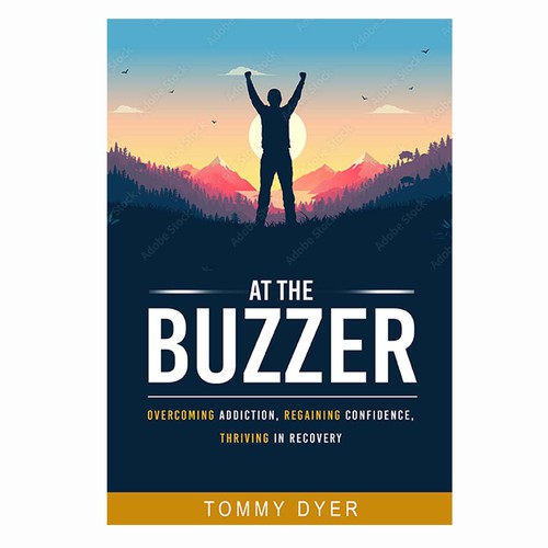 Book cover for inspirational, comeback story out of addiction into recovery! Design by BDTK