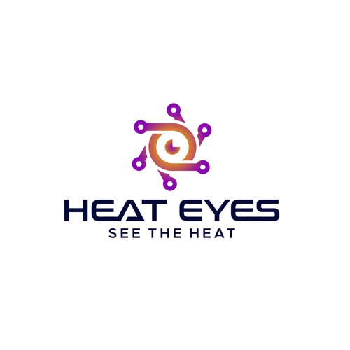 Thermal Imaging Logo (Heat Eyes - See the Heat) Design by ChemcoRD