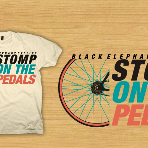 Design di Create the next t-shirt design for Black Elephant Cycling di Pulung Sajiwo