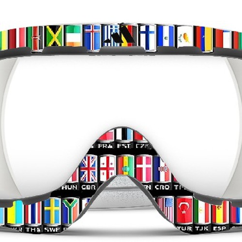 Design adidas goggles for Winter Olympics Design by BettyFord