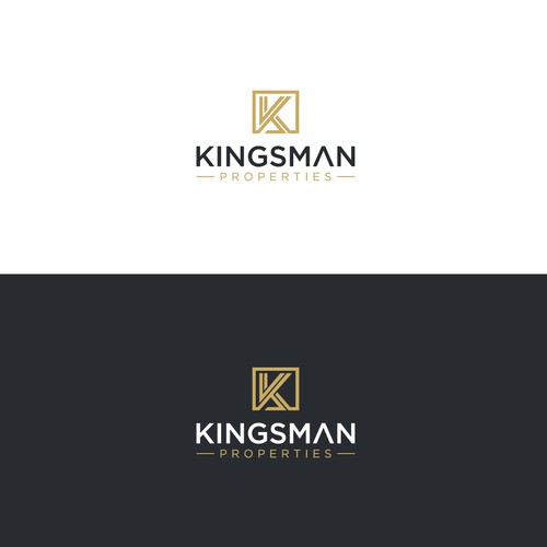 Kingsman Properties logo Design by ArtByShahnaz™