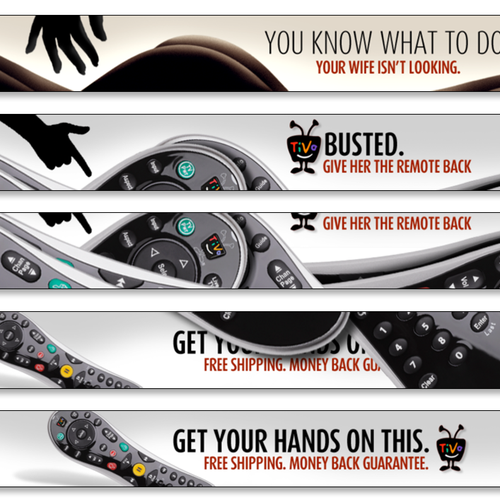Banner design project for TiVo Diseño de bradvr4